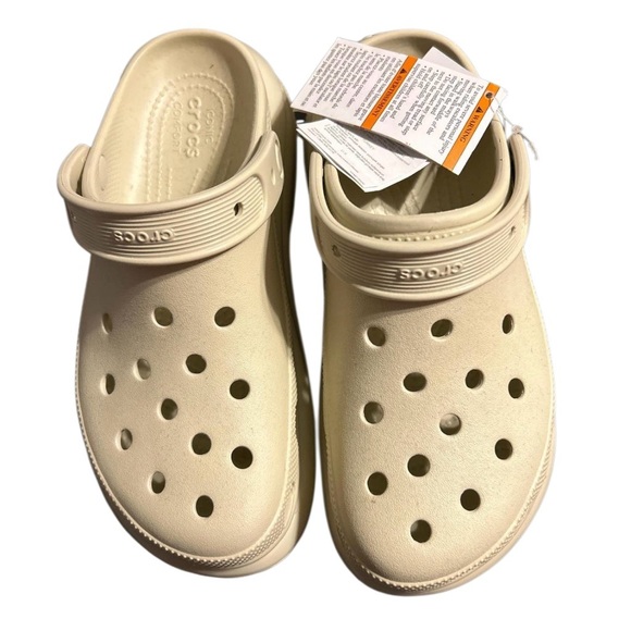 NWT Crocs Classic Crush Platform Clogs Sz 8 - Picture 1 of 9